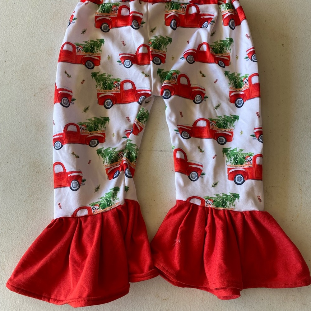 Christmas truck pants